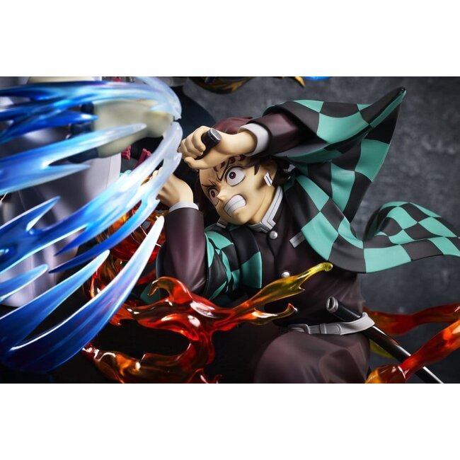 Dämonentöter: Kimetsu no Yaiba PVC-Figur Tanjiro Kamado & Giyu Tomioka & Akaza 13 cm