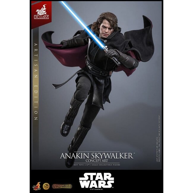 Star Wars Episode III: Die Rache der Sith – Film-Meisterwerk-Actionfigur 1/6 Anakin Skywalker (Konzeptkunst-Version) (Artisan Edition) – Hot Toys Exklusiv – 31 cm