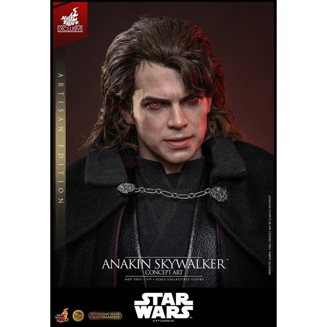 Star Wars Episode III: Die Rache der Sith – Film-Meisterwerk-Actionfigur 1/6 Anakin Skywalker (Konzeptkunst-Version) (Artisan Edition) – Hot Toys Exklusiv – 31 cm