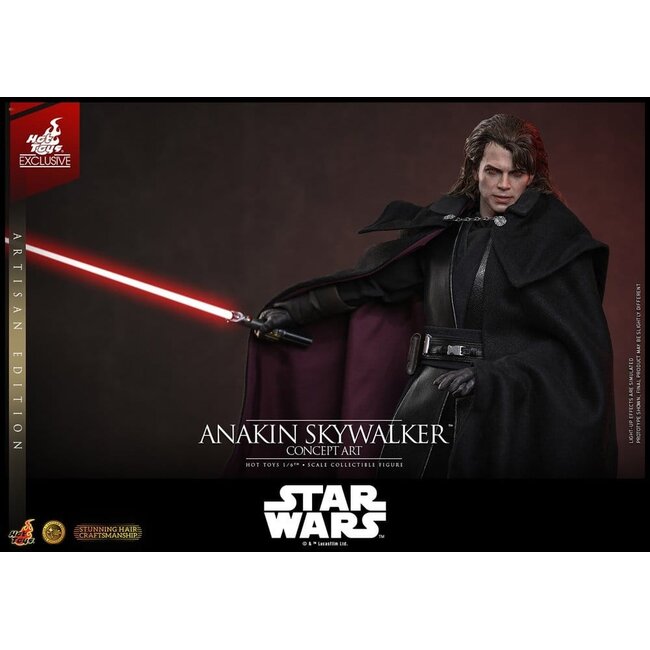 Star Wars Episode III: Die Rache der Sith – Film-Meisterwerk-Actionfigur 1/6 Anakin Skywalker (Konzeptkunst-Version) (Artisan Edition) – Hot Toys Exklusiv – 31 cm