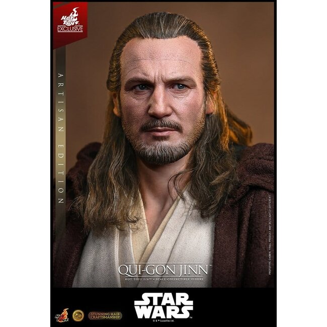 Star Wars: Episode I – Die dunkle Bedrohung – Film-Meisterwerk-Actionfigur 1/6 Qui-Gon Jinn (Artisan Edition) – Hot Toys Exklusiv – 32 cm
