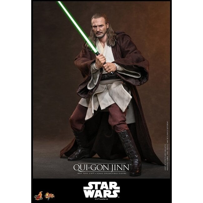 Star Wars: Episode I – Die dunkle Bedrohung – Film-Meisterwerk-Actionfigur 1/6 Qui-Gon Jinn (Artisan Edition) – Hot Toys Exklusiv – 32 cm