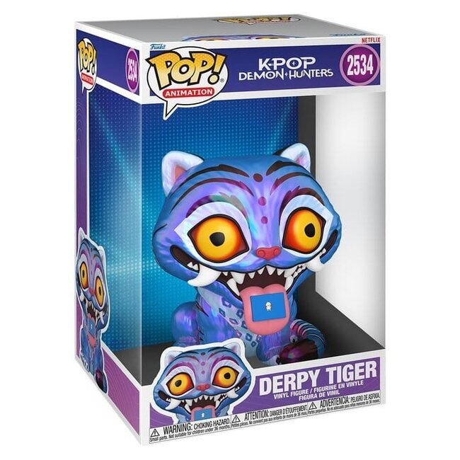 KPop Demon Hunters Super Sized Jumbo POP! Vinylfigur Derpy 25 cm