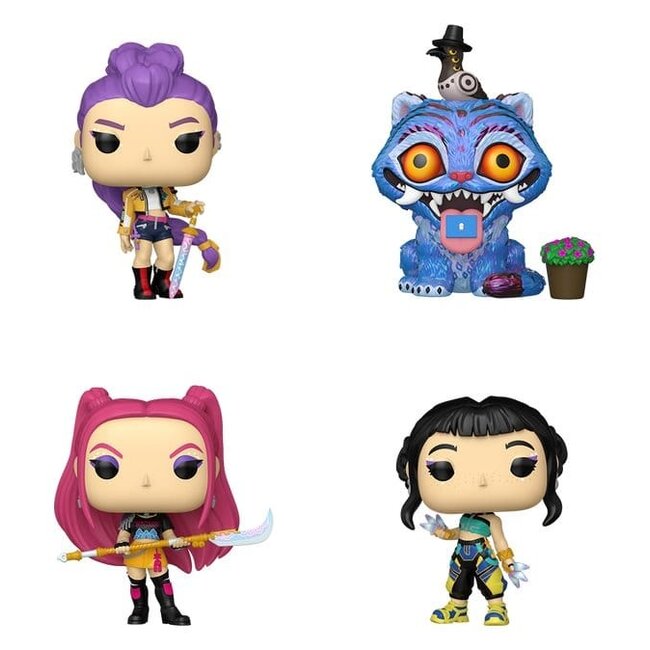 KPop Demon Hunters POP! Vinylfiguren 4er-Pack KPOP DH