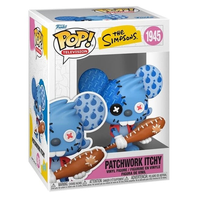 Simpsons POP! Animation Vinylfigur Itchy Patchwork 9 cm