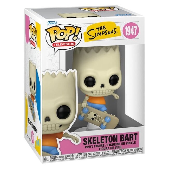 Simpsons POP! Animation Vinylfigur Skelett Bart 9 cm
