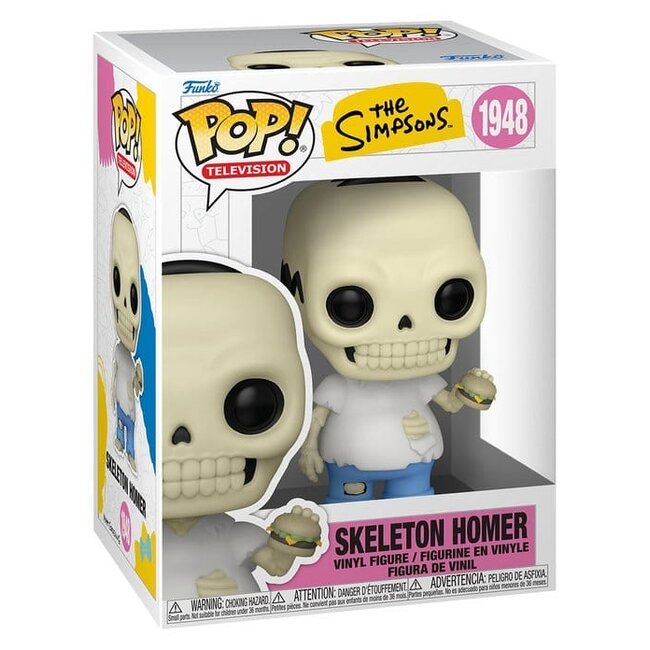 Simpsons POP! Animation Vinylfigur Skelett Homer 9 cm