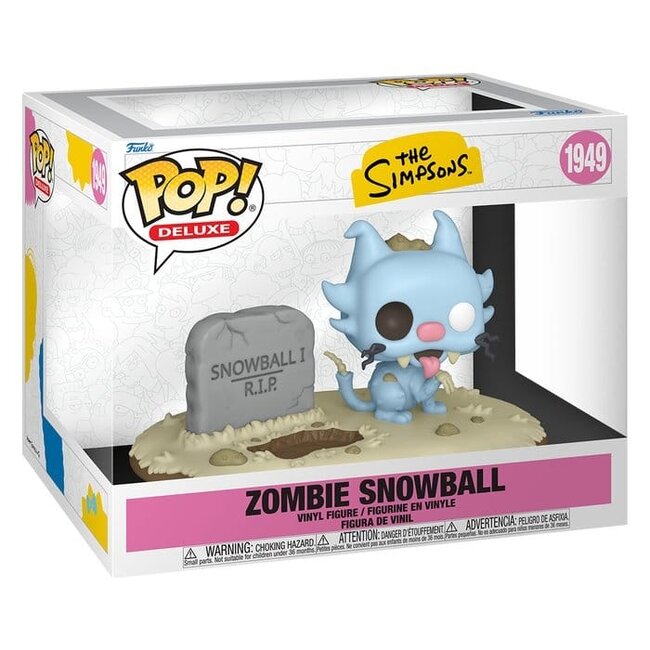 Simpsons POP! Deluxe Vinylfigur Zombie Schneeball 9 cm