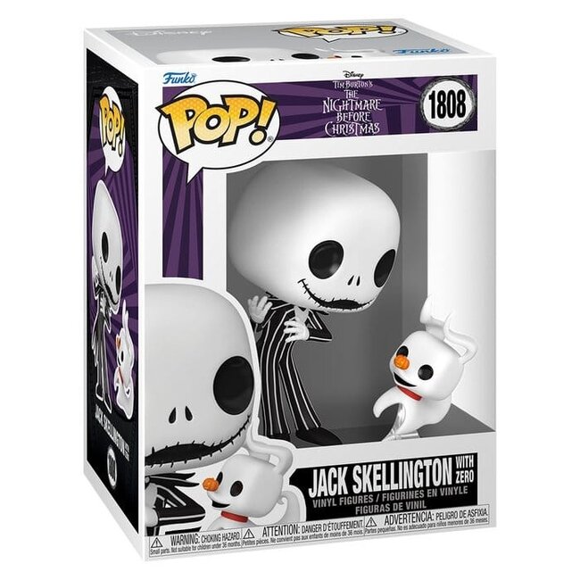 Nightmare Before Christmas POP! & Buddy Vinylfigur Jack & Zero 9 cm