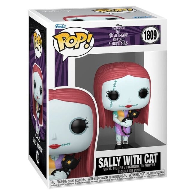 Nightmare Before Christmas POP! Vinylfigur Sally mit Katze, 9 cm