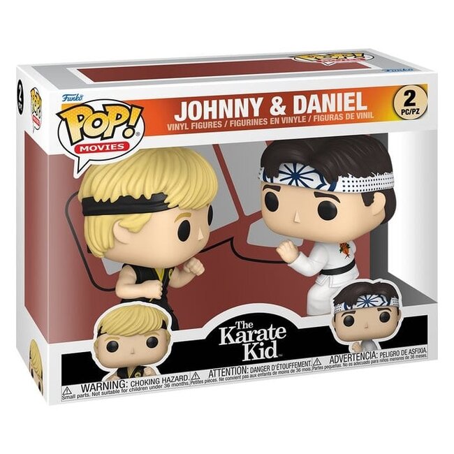 Karate Kid POP! Movies Vinyl Figures 2-Pack Johnny & Daniel 9 cm