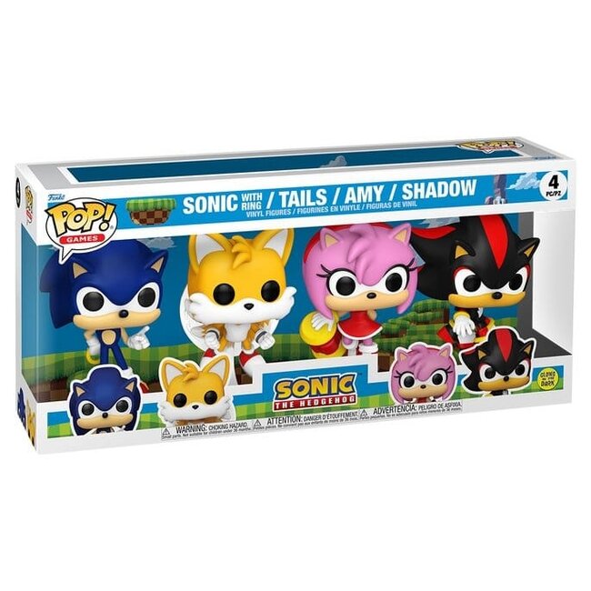 Sonic – Der Igel POP! Vinylfiguren 4er-Pack Sonic
