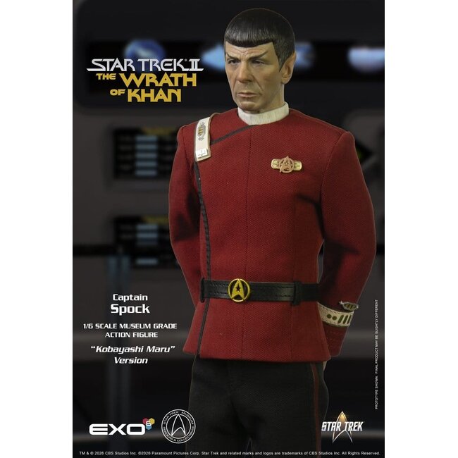 Star Trek: Der Zorn des Khan Actionfigur 1/6 Captain Spock Kobayashi Maru Version 30 cm