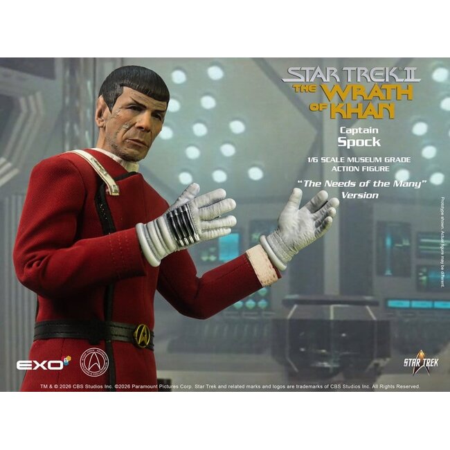 Star Trek: Der Zorn des Khan Actionfigur 1/6 Captain Spock Needs of the Many Version 30 cm