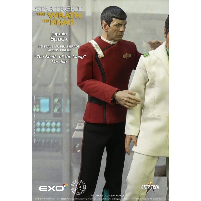 Star Trek: Der Zorn des Khan Actionfigur 1/6 Captain Spock Needs of the Many Version 30 cm