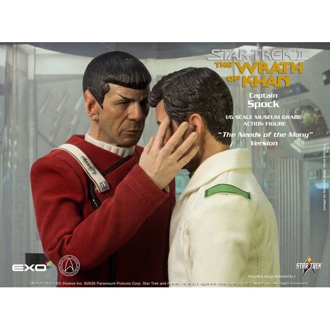 Star Trek: Der Zorn des Khan Actionfigur 1/6 Captain Spock Needs of the Many Version 30 cm
