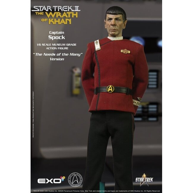 Star Trek: Der Zorn des Khan Actionfigur 1/6 Captain Spock Needs of the Many Version 30 cm