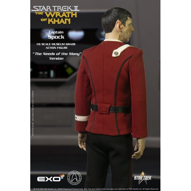 Star Trek: Der Zorn des Khan Actionfigur 1/6 Captain Spock Needs of the Many Version 30 cm