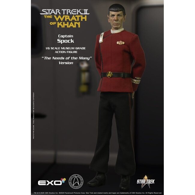 Star Trek: Der Zorn des Khan Actionfigur 1/6 Captain Spock Needs of the Many Version 30 cm