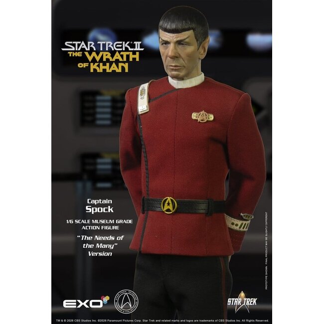 Star Trek: Der Zorn des Khan Actionfigur 1/6 Captain Spock Needs of the Many Version 30 cm