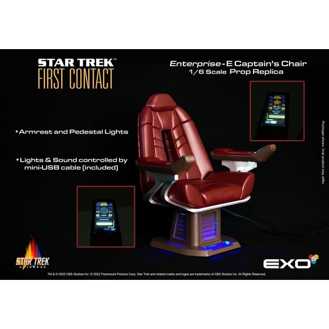 Star Trek: First Contact Replica 1/6 Captain's Chair 15 cm