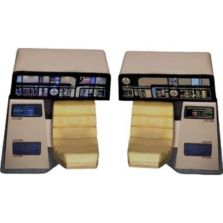 EXO-6 Star Trek: The Next Generation Replica 1/6 Enterprise-D Bridge Consoles Set