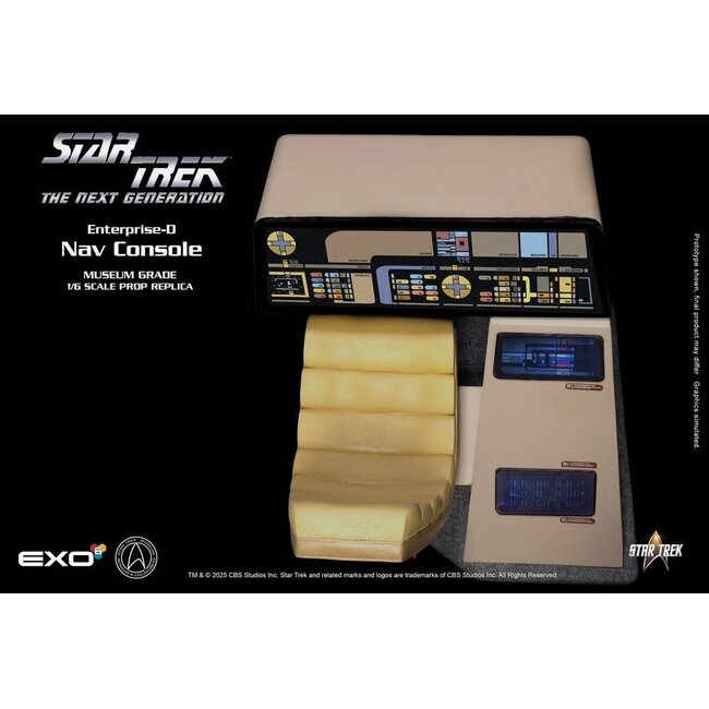 Star Trek: The Next Generation Replica 1/6 Enterprise-D Bridge Consoles Set