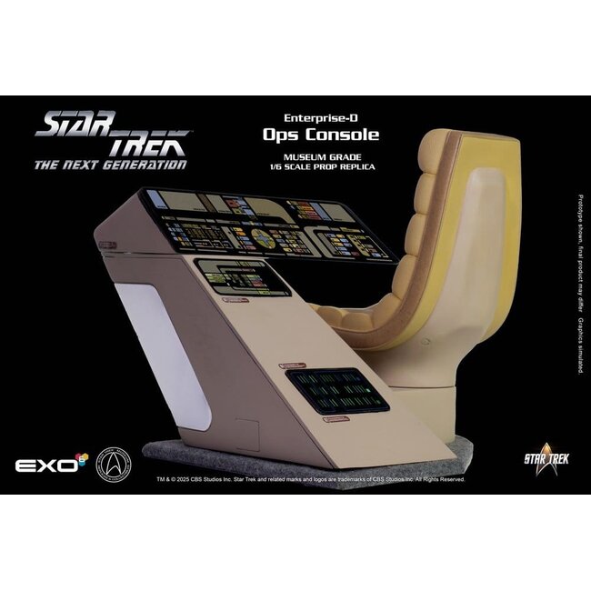 Star Trek: The Next Generation Replica 1/6 Enterprise-D Bridge OPS Console