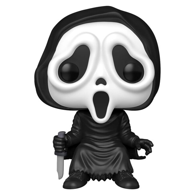 Scream POP! Movies Vinylfigur Ghost Face (sitzend) 9 cm