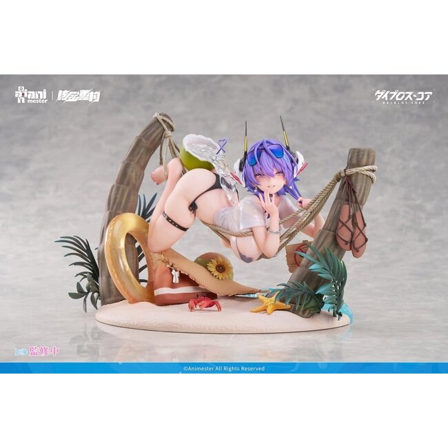 Original Character PVC Figure 1/6 Bright Summer Barbera·Red illustration by DaiblosCore 14 cm
