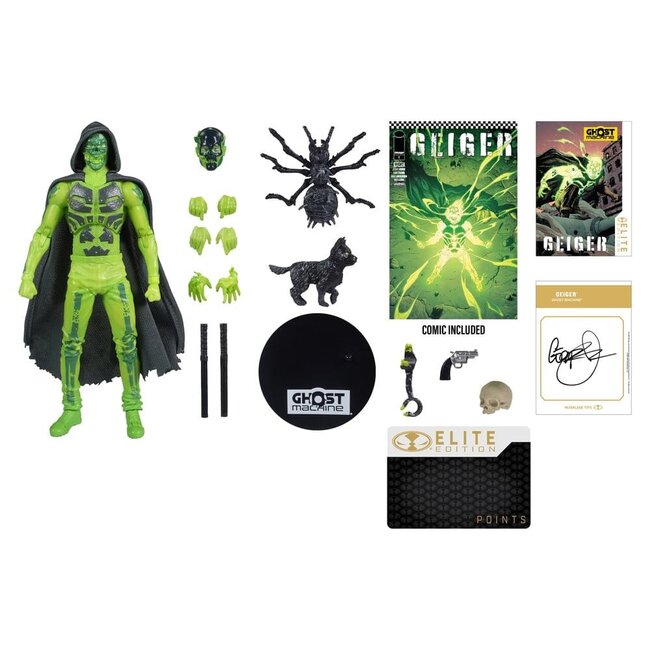 Ghost Machine McFarlane Elite Edition Deluxe Action Figure Geiger 18 cm