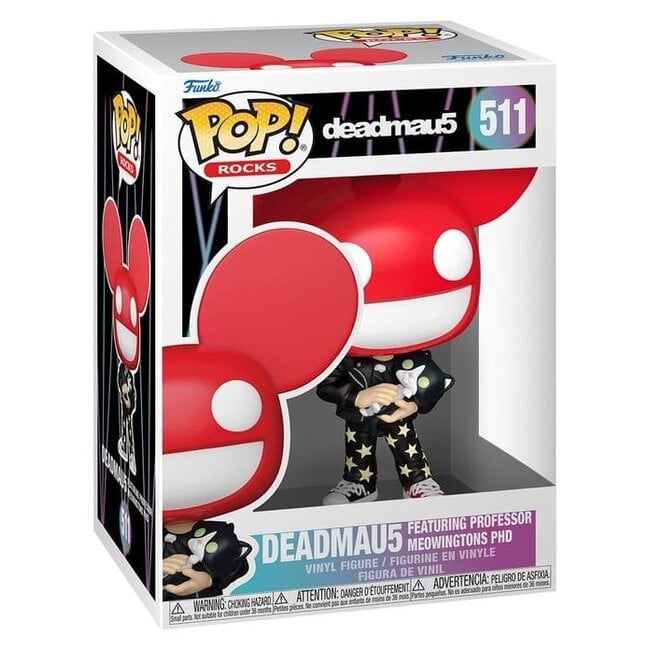 Deadmau5 POP! Rocks Vinyl Figure Deadmau5 with Cat 9 cm