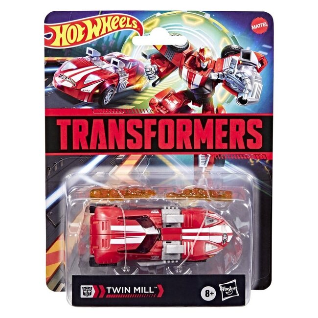 Transformers Collaborative Hot Wheels x Transformers Deluxe Class Actionfigur Twin Mill 13 cm