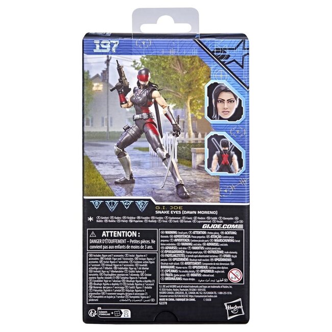 G.I. Joe Classified Series Action Figure Snake Eyes (Dawn Moreno) 15 cm