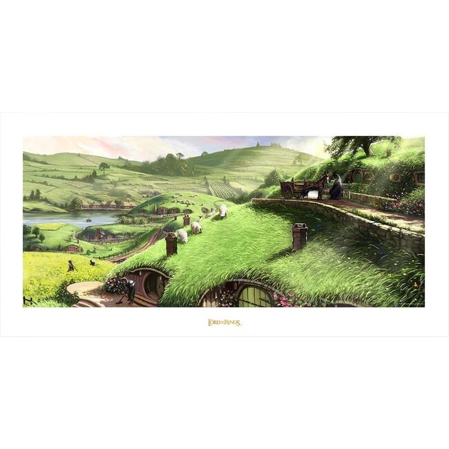 Herr der Ringe Kunstdruck „Friedensstörer“ 59 x 30 cm