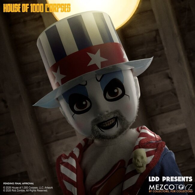 House of 1000 Corpses LDD Presents Doll Captain Spaulding 25 cm