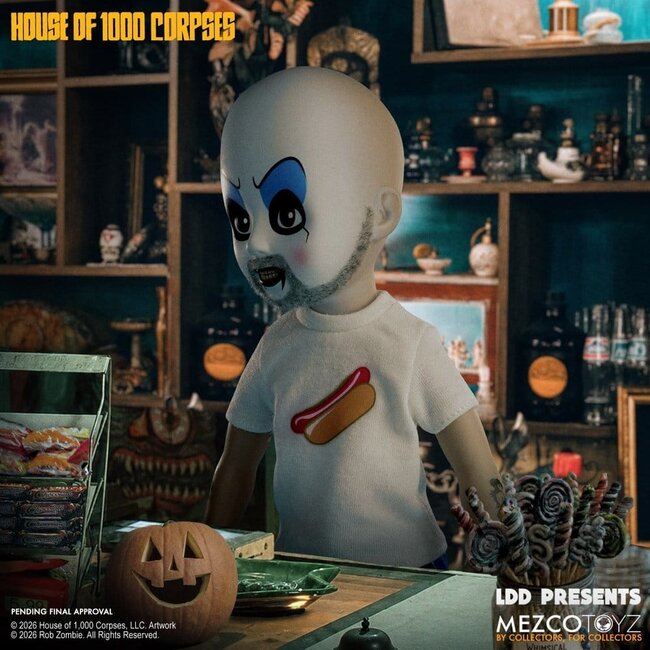 House of 1000 Corpses LDD Presents Doll Captain Spaulding 25 cm
