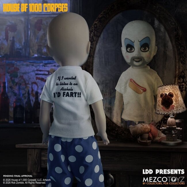 House of 1000 Corpses LDD präsentiert: Puppe Captain Spaulding, 25 cm