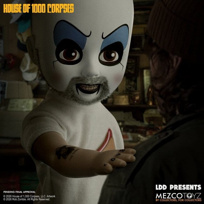 House of 1000 Corpses LDD präsentiert: Puppe Captain Spaulding, 25 cm