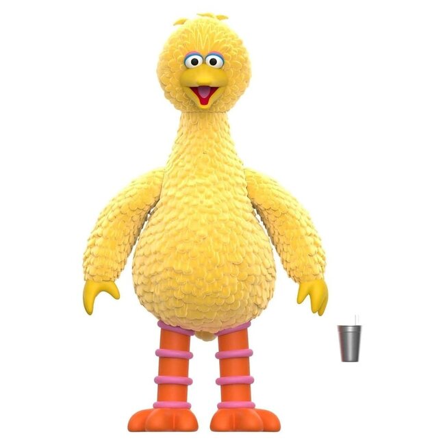 Sesame Street ReAction Action Figure Big Bird (Flocked)