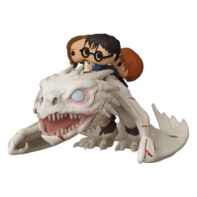 Harry Potter POP! Rides Vinyl Figuur Draak met Harry, Ron en Hermelien 15 cm