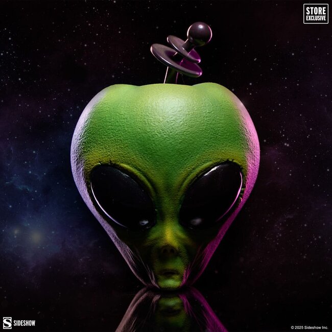 Sideshow Originals Apple-Replika „Alien Apple“ (grüne Variante), 11 cm