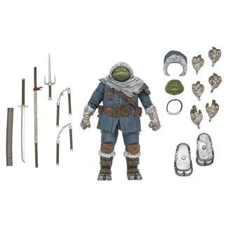 NECA Teenage Mutant Ninja Turtles (The Last Ronin – Die verlorenen Jahre) Actionfigur Michelangelo aus den verlorenen Jahren, 18 cm
