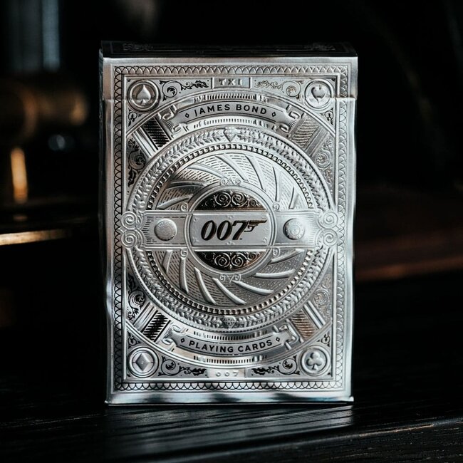 James Bond Spielkarten Silberne Edition