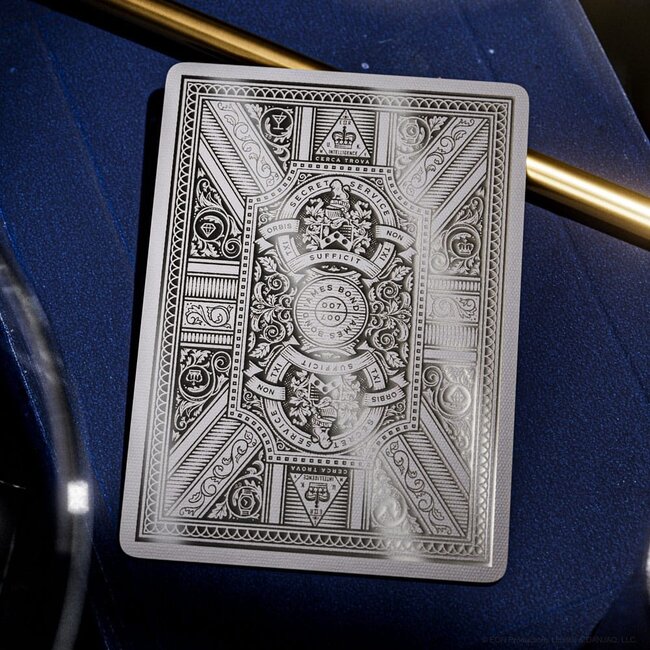 James Bond Spielkarten Silberne Edition