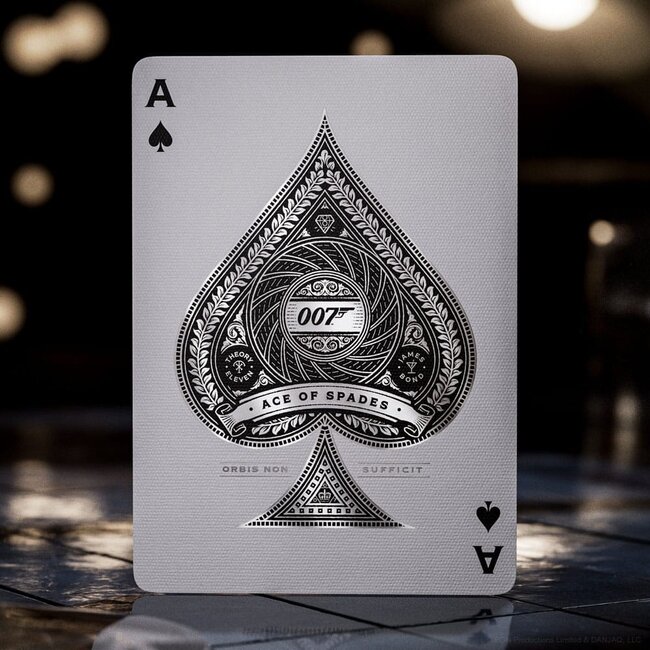 James Bond Spielkarten Silberne Edition