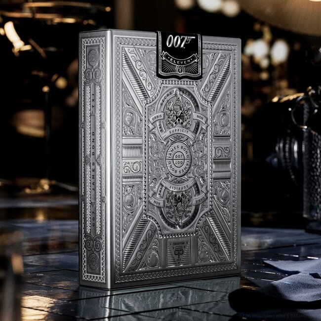 James Bond Spielkarten Silberne Edition