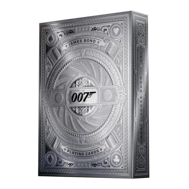 James Bond Spielkarten Silberne Edition
