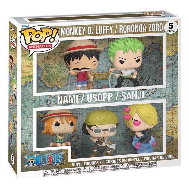 One Piece POP! Vinylfiguren 5er-Pack Black Friday Bundle 9 cm