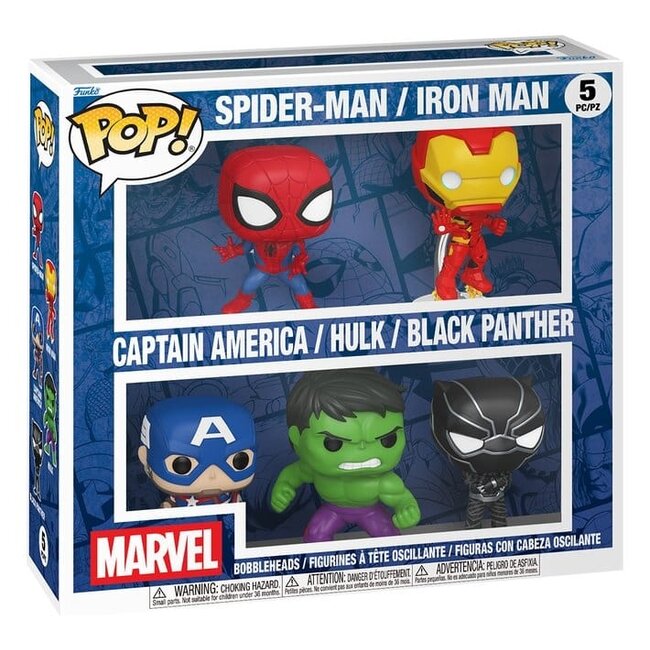 Marvel POP! Vinylfiguren-5er-Pack (9 cm)
